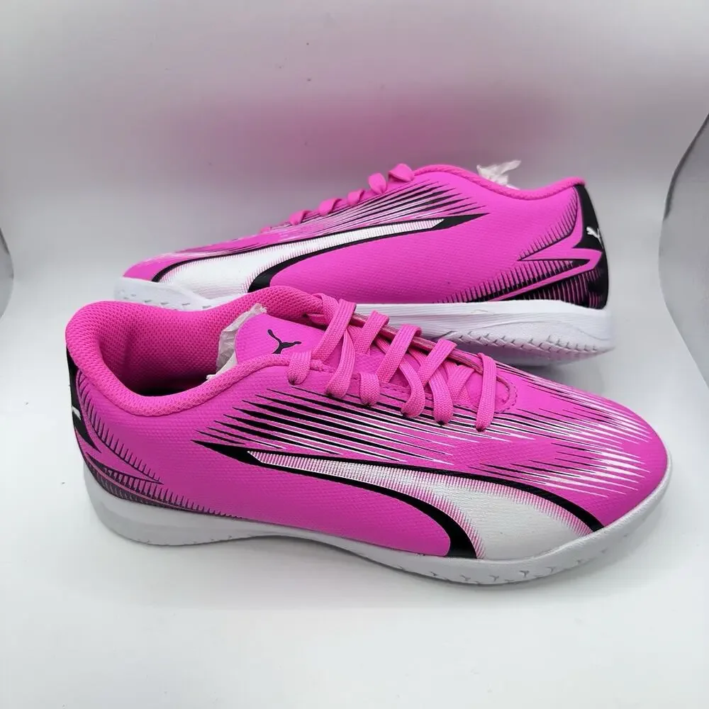 Puma Ultra Play It Soccer Pink Athletic Shoes (107766) Youth Size 4.5